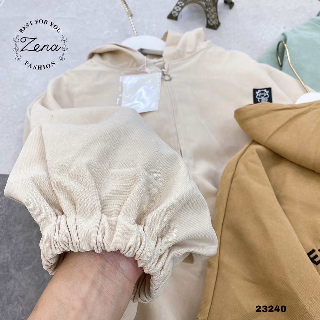 23240	KH23240-Khoác kaki ngực tag bò sữa chữ lưng tay bo TK | BigBuy360 - bigbuy360.vn