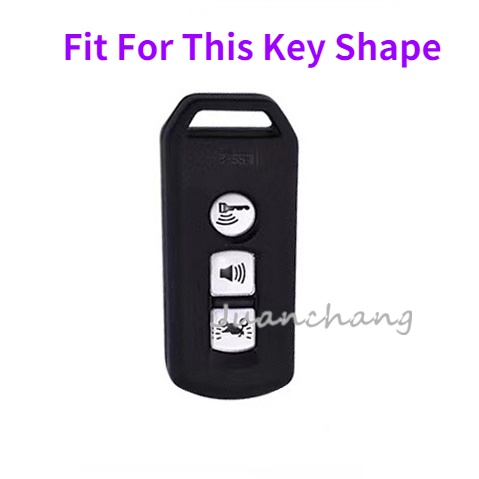 Bao Da Bảo Vệ Chìa Khóa Xe Máy 3 Nút Bấm Chuyên Dụng Cho Honda X ADV SH 300 150 125 Forza 300 PCX 125 150 PCX150 2018