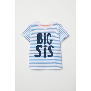 Áo phông bé gái big sis HM H&M size 2-4, 4-6 tuổi_hàng chính hãng authentic