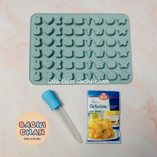 Khuôn silicon làm kẹo dẻo/ chip chip cho bé
