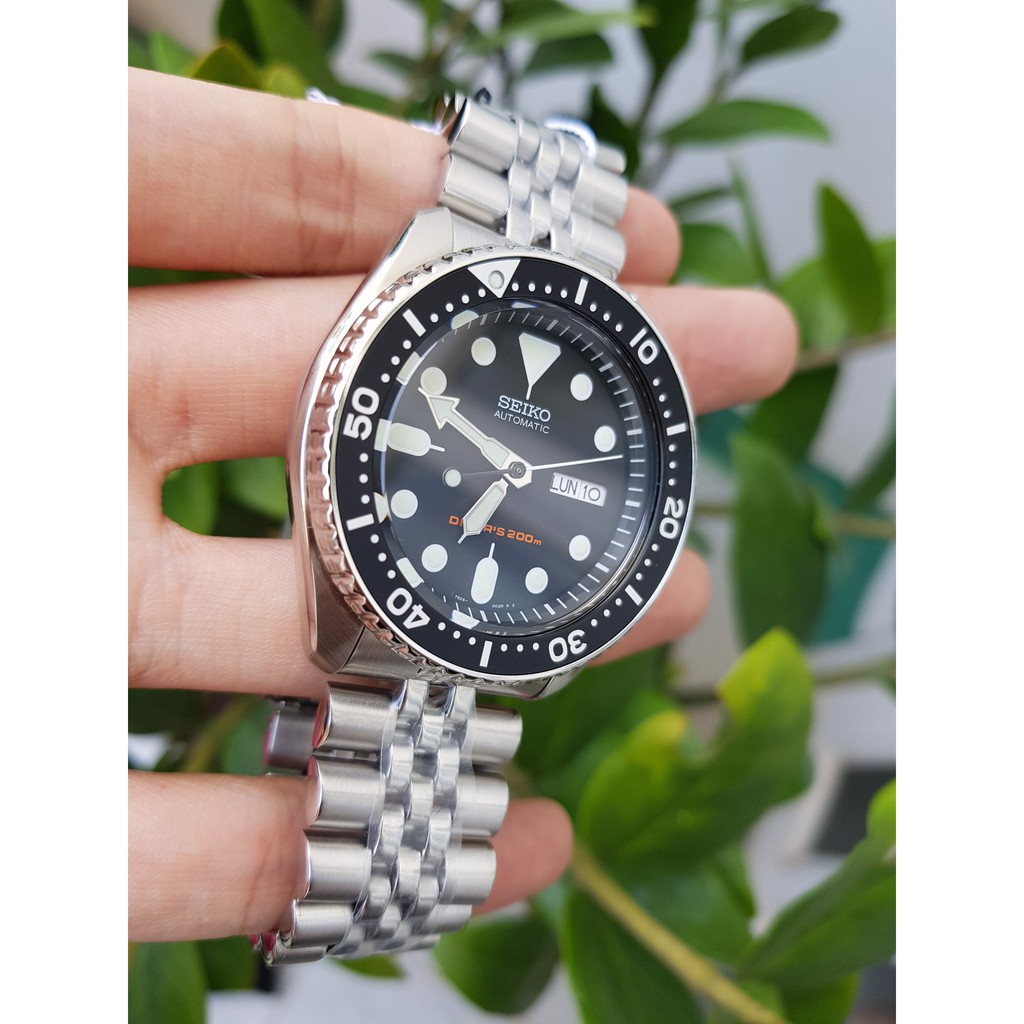 ĐỒNG HỒ NAM SEIKO DIVER'S SXK007K2 , MÀU ĐEN , SIZE 43MM