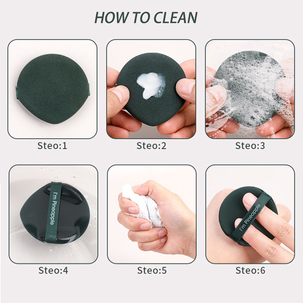 Bộ 3 Mút Tán Kem Nền Hình Giọt Nước/Giọt Nước Dùng Trang Điểm Cho Nữ