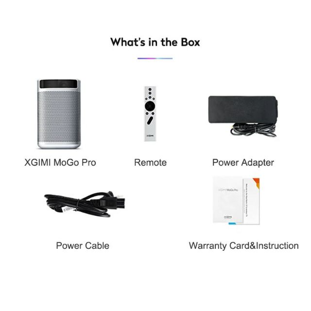 Máy chiếu mini XGIMI Mogo Pro Plus FHD Android TV 9.0 ,  pin 2h-4h, chiếu tới 150", loa Harman Kardon
