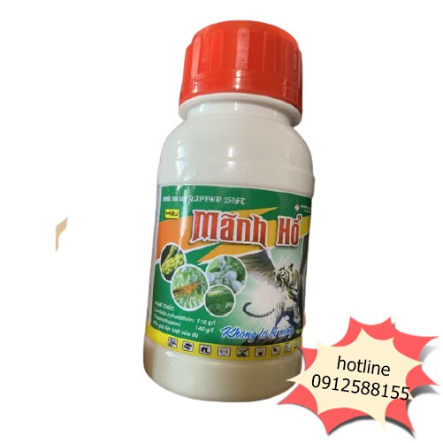 Mãnh Hổ 240ml - Sạch rầu nâu, bọ trĩ, phấn trắng