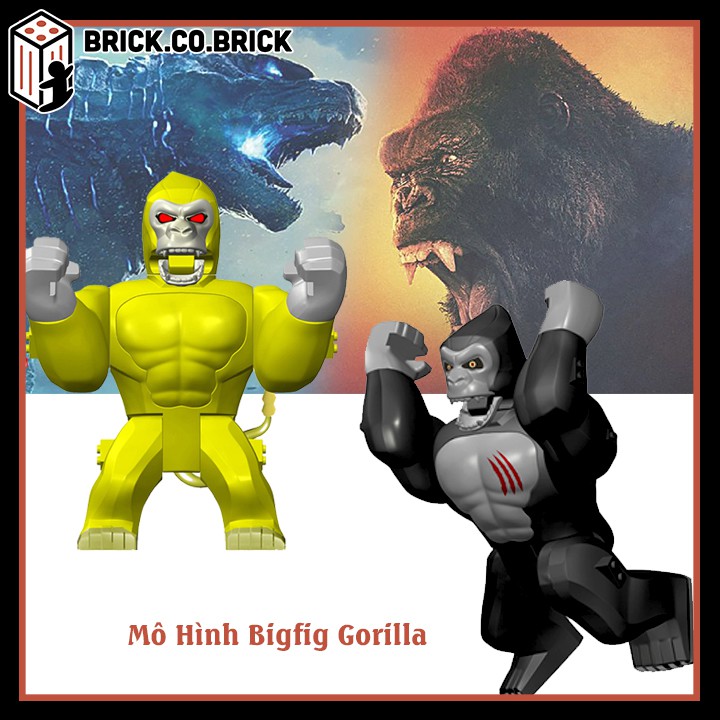 King Kong Mô Hình Đồ Chơi Lắp Ráp Bigfig Khỉ Đột Gorilla Loại Siêu To KF831