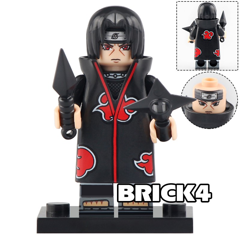 Minifigures Akatsuki Sect trong Anime Naruto - đồ chơi mô hình lắp ghép non-lego