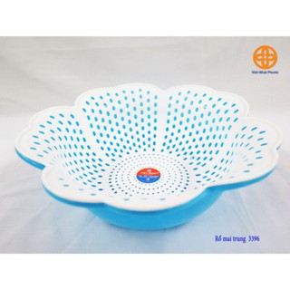 Bộ thau + rổ hoa mai