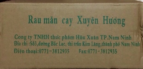 3 gói Rau mặn cay ( củ cay )