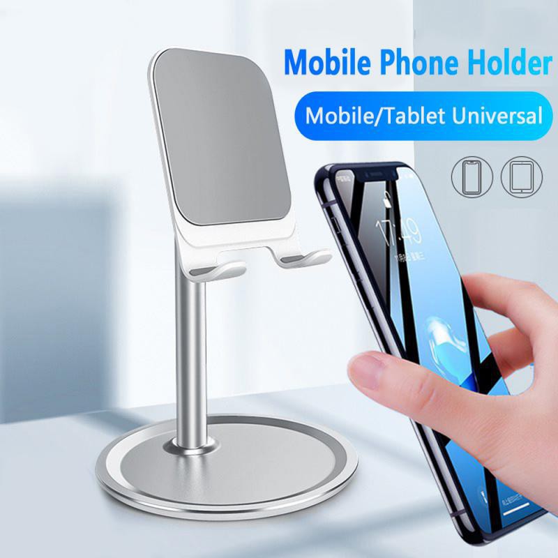 Giá đỡ điện thoại để bàn có thể điều chỉnh được tiện dụng thích hợp cho iPhone và Samsung