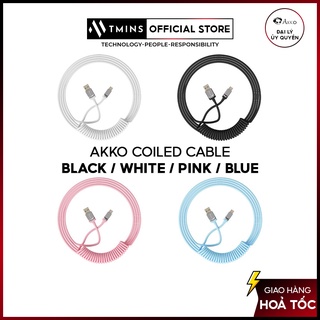 Dây cáp custom AKKO Coiled Cable - Dây cáp type-C dành cho bàn phím cơ