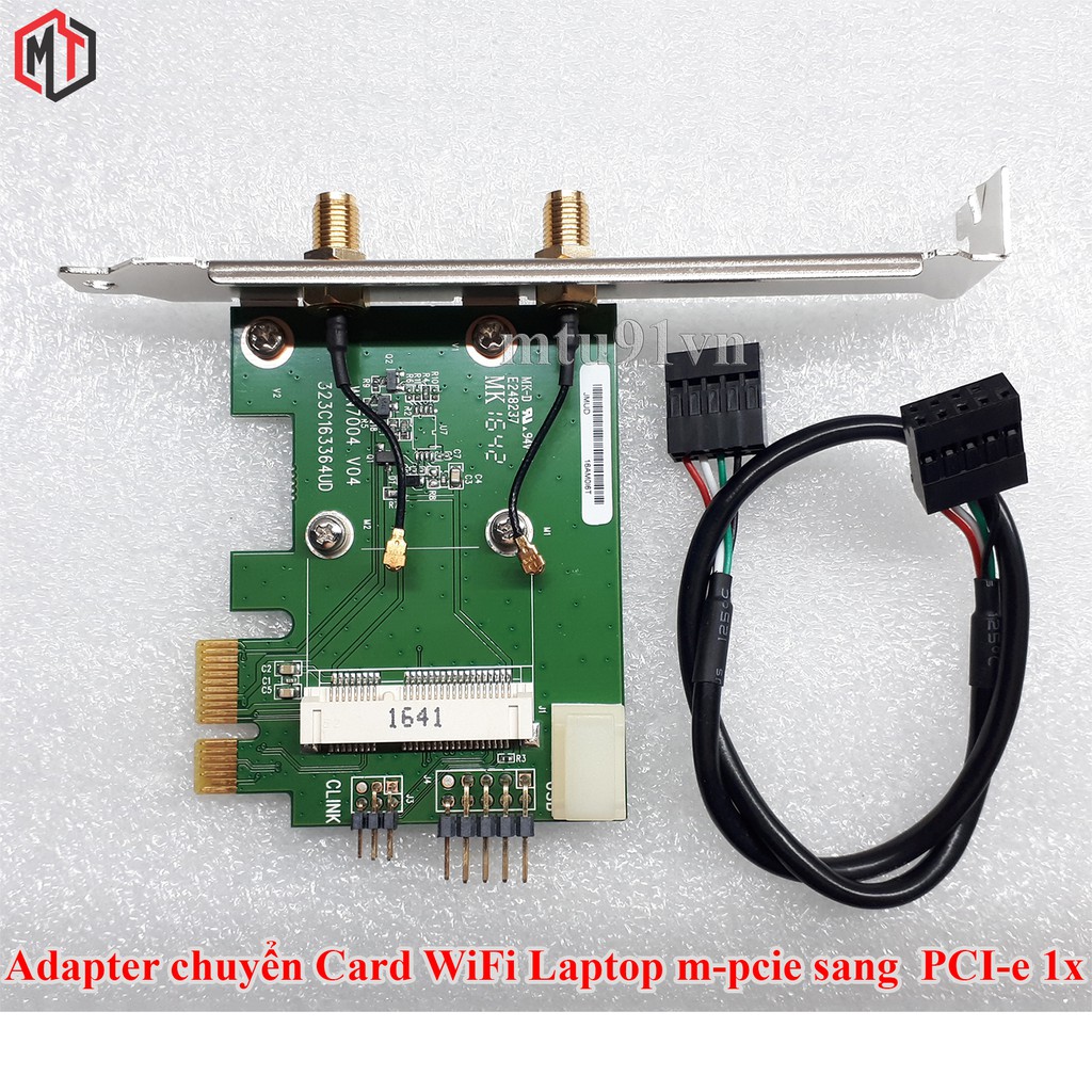 Card WiFi cho Máy bàn BCM9452 có Bluetooth 4.0 / hỗ trợ MacOS - Hackintosh - Full Airdrop