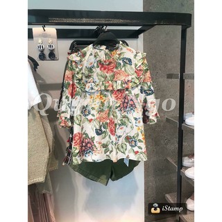 Sơ mi hoa Zara auth