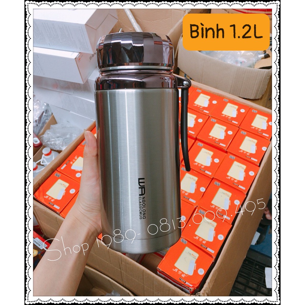 Bình giữ nhiệt nóng lạnh 600ml - 780ml - 1000ml-1200ml -1500ml inox 304 cao cấp | BigBuy360 - bigbuy360.vn