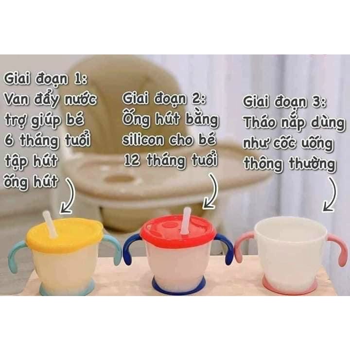 Cốc tập uống 3 giai đoạn cho bé Richell (Hàng chính hãng)