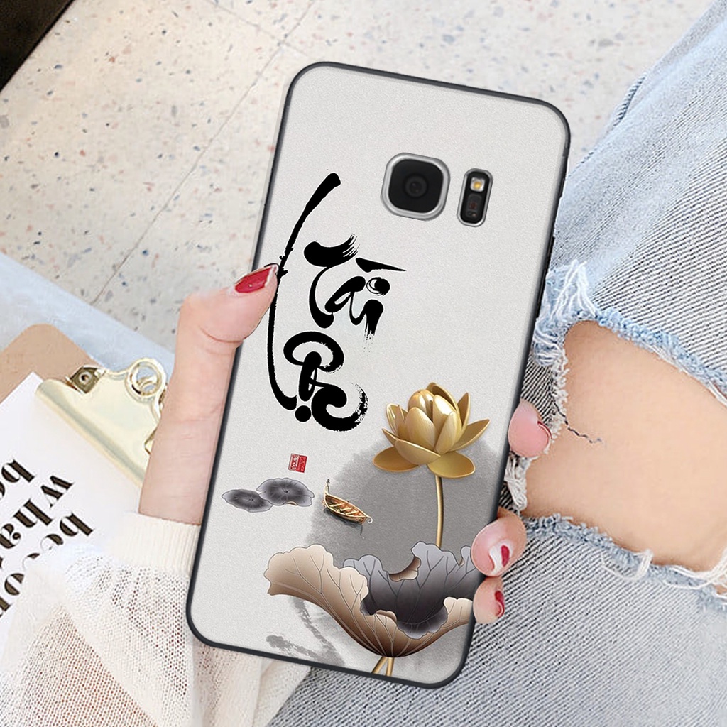 Ốp lưng Samsung Galaxy S7 / S7 EDGE in hình chữ tài chữ lộc, Cha Mẹ, bình an SIÊU ĐẸP