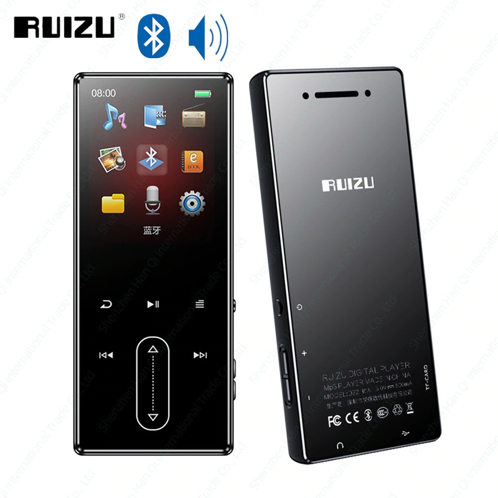 Máy nghe nhạc MP3/Lossless 8GB kết nối Bluetooth | Ruizu D22