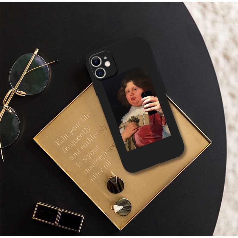 Ốp Điện Thoại Mềm In Hình Ngộ Nghĩnh Cho iphone xr 12 13 mini 11 pro max 6s 7 8 plus x 14 pro xs max