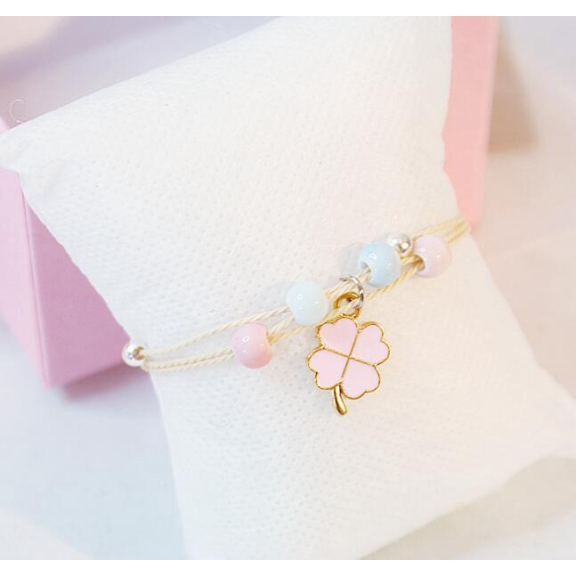 Vòng tay thiết kế đơn giản xinh xắn dễ thương cho nữ