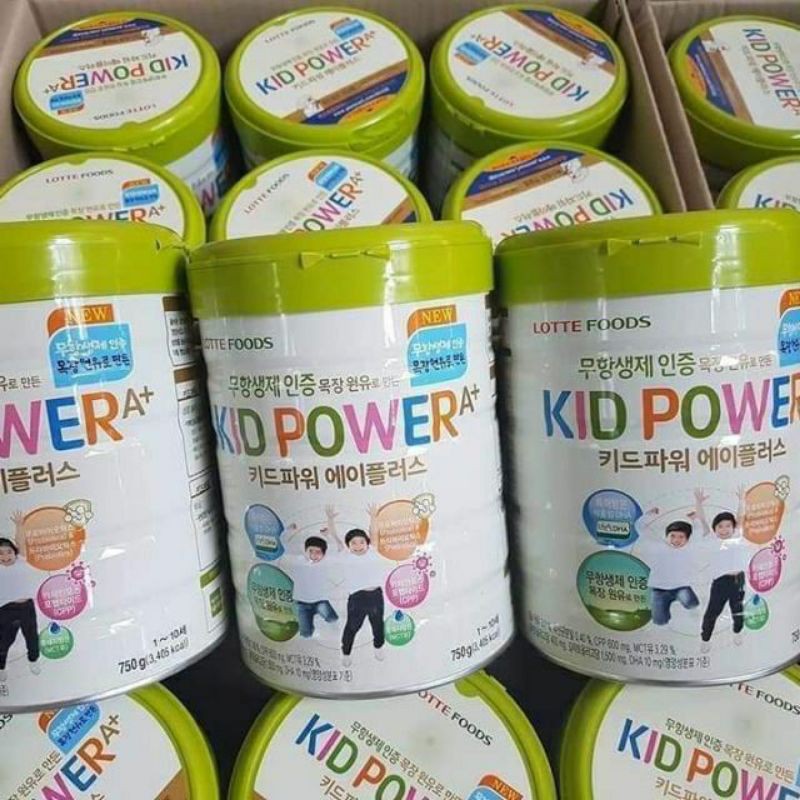 (Date T1/2023)Sữa Kid Power A+ nội địa Hàn Quốc (750g)