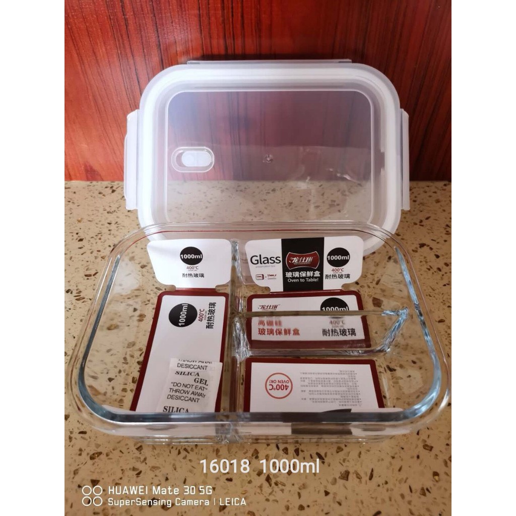 Hộp thủy tinh đựng thực phẩm chia ngăn tiện lợi loại 2 ngăn, 3 ngăn dung tích từ 650ml-1000ml | BigBuy360 - bigbuy360.vn