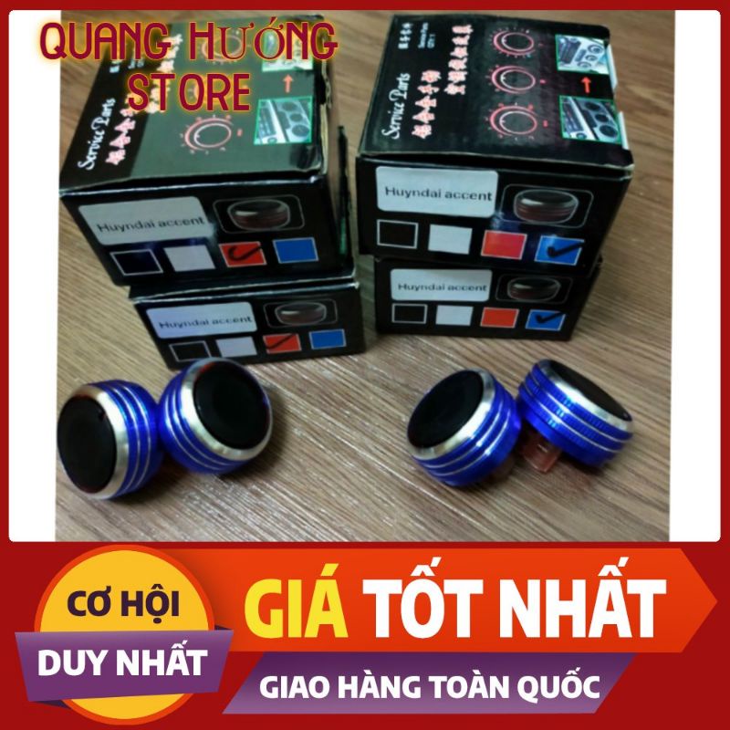 Núm điều hòa Huyndai accent 2018-2021 màu xanh