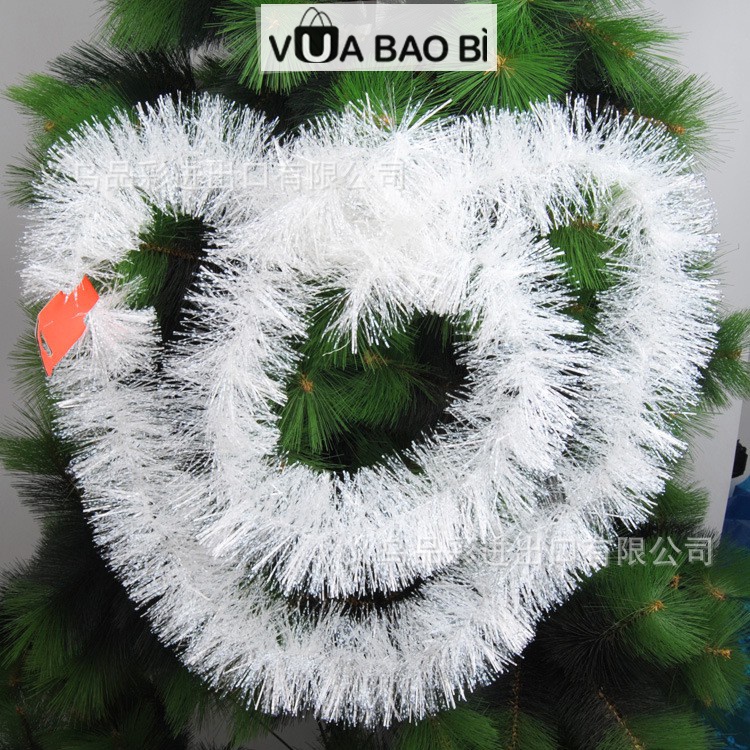 Dây chồn trang trí noel, cây thông giáng sinh 1m8, dây kim tuyến, dây thông vòng nguyệt quế noel VUA BAO BÌ