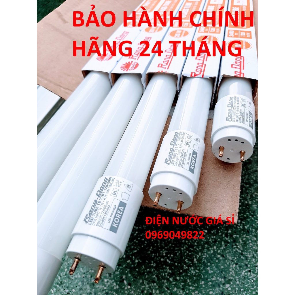 Bộ 3-5 bóng đèn Led tuýp 1m2 Rạng Đông 1.2m 20W chính hãng
