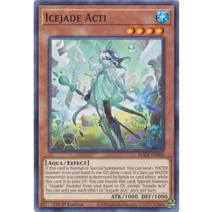 Thẻ bài Yugioh - TCG - Icejade Acti  / BODE-EN008'