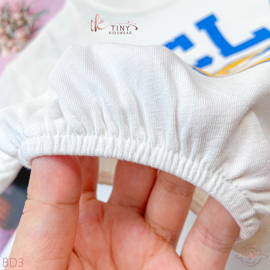 Bộ bodysuit cotton ngắn tay hình hổ UCLA cho bé từ 4-13kg [BD3]