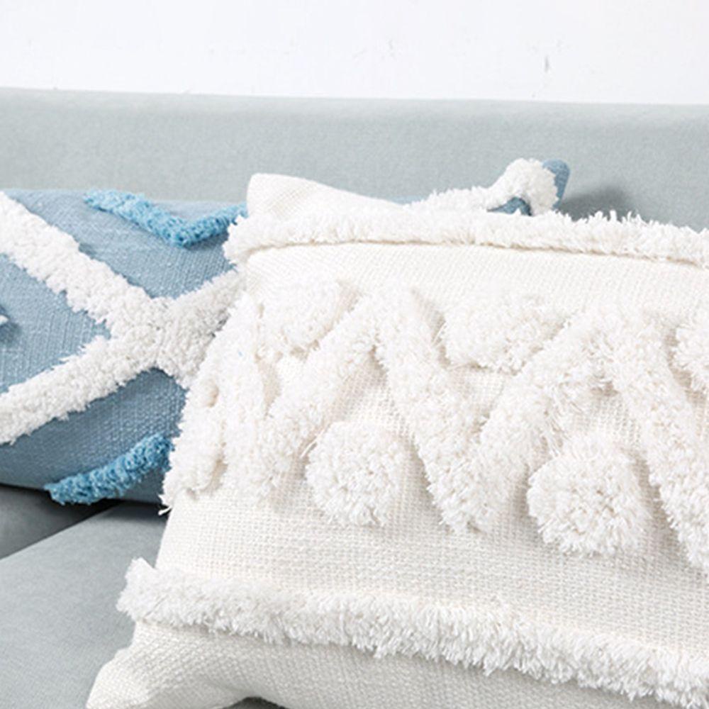 Vỏ Gối Thêu Họa Tiết Hình Học 3 Kiểu Khác Nhau WMES15H Cho Phòng Khách Ốp