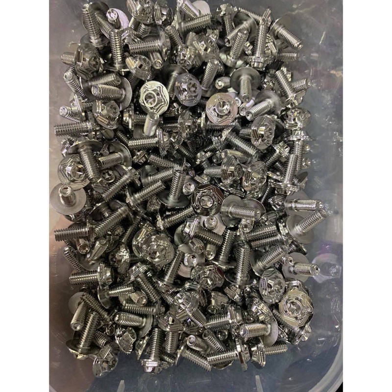 Ốc Salaya 5li , 6li , 8li Dù Phay chuẩn inox 304