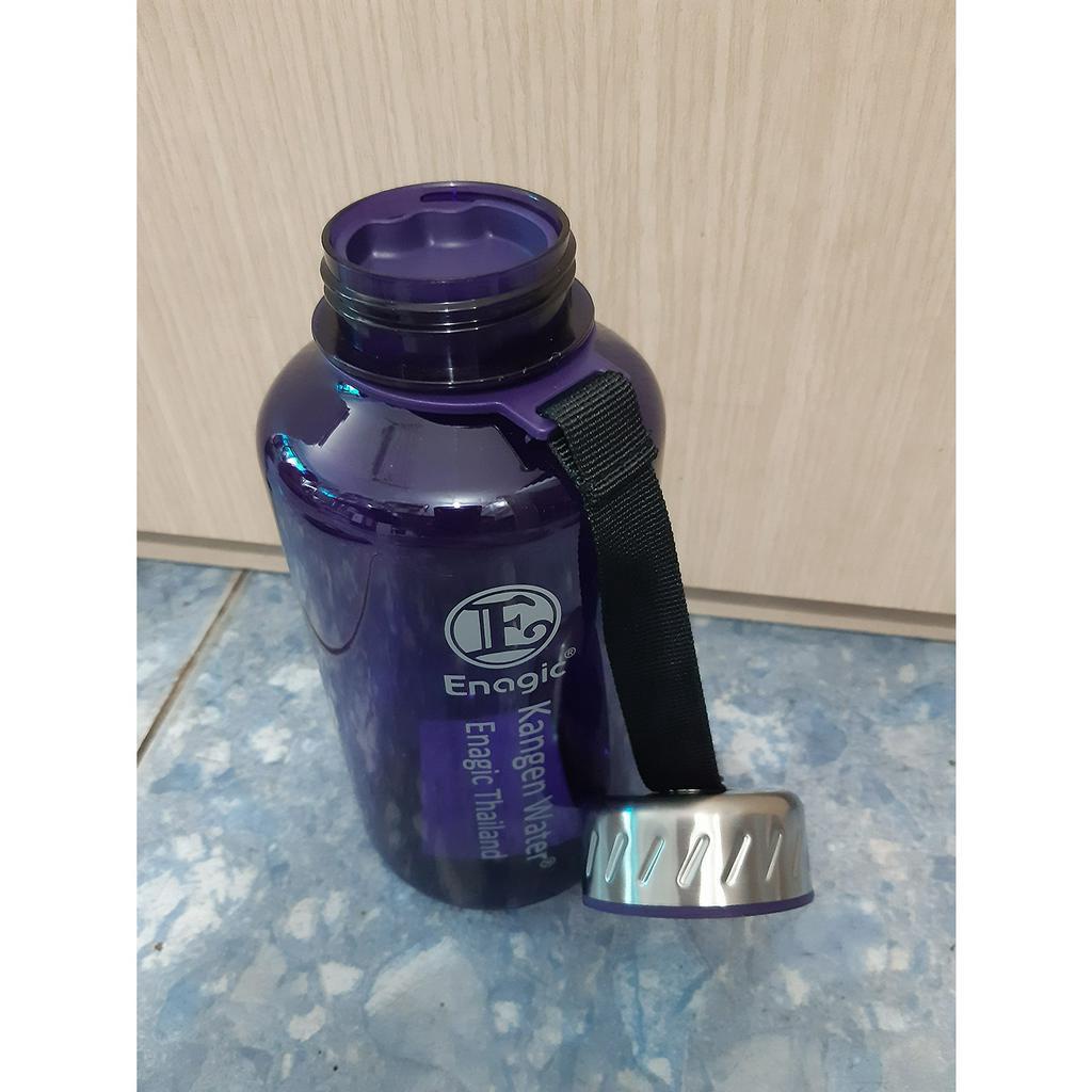 Bình đựng nước ion kiềm   nắp Inox dập logo Enagic - 1000ml