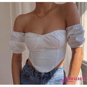 Áo Nữ Trễ Vai Tay Phồng Thời Trang