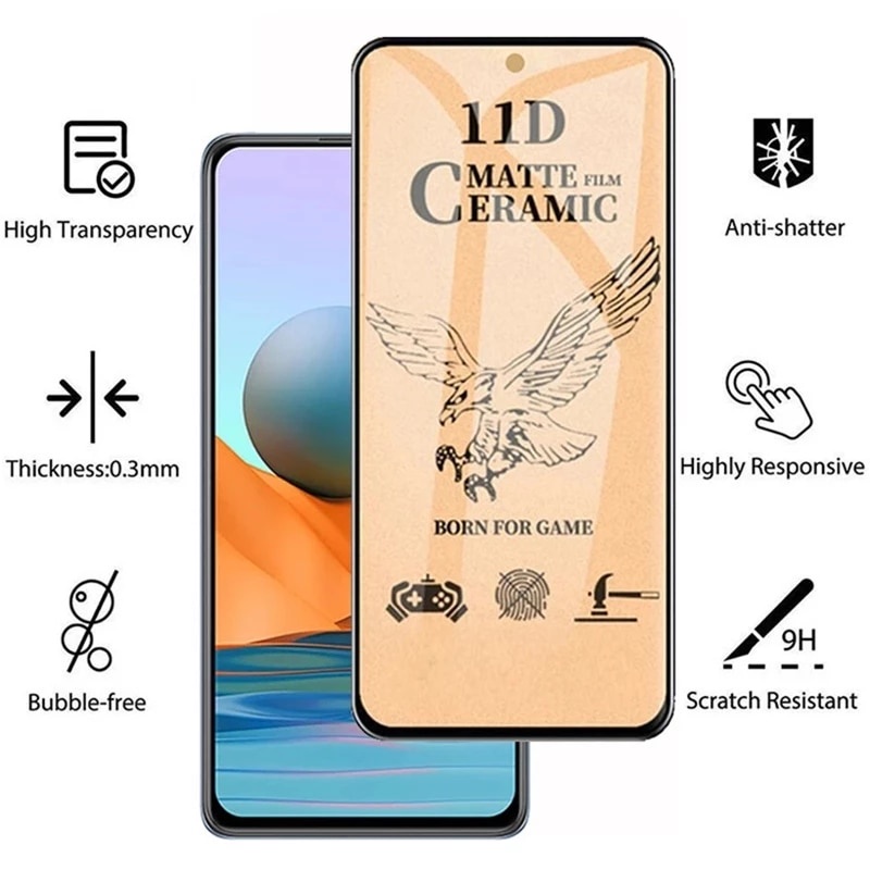 Phim dán bảo vệ màn hình điện thoại Xiaomi Mi Poco X3 Pro F3 M3 Redmi Note 10 9 Pro 9T 9S 8 7 5 Plus