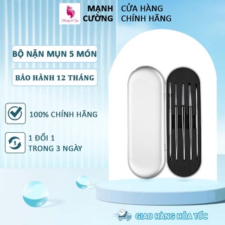 Bộ 5 Cây Nặn Mụn Cao Cấp Không Gỉ