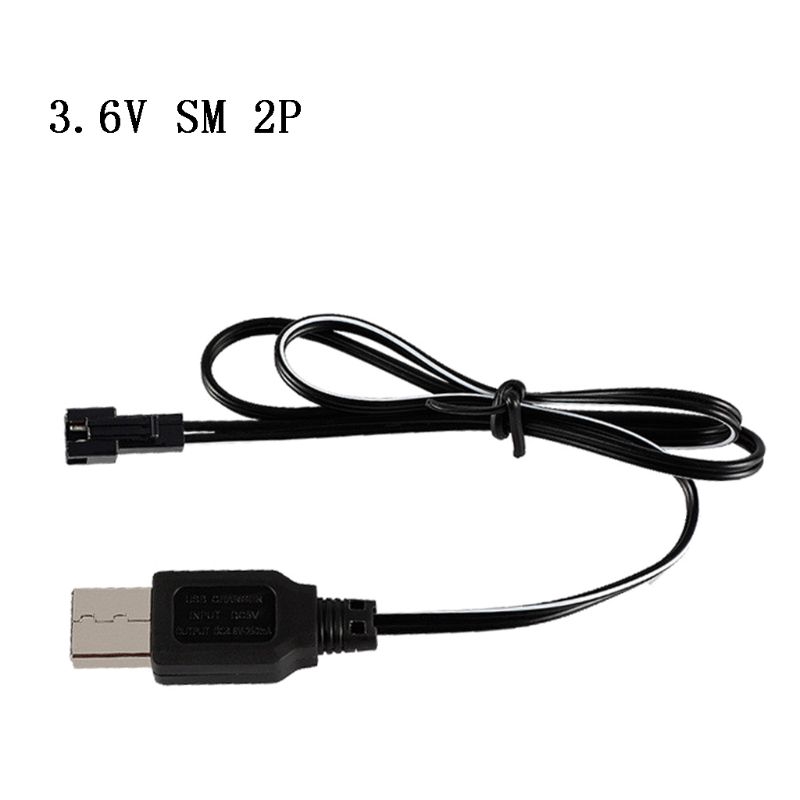 QUU* 1PCS 3.6V 2P 250mA SM plug USB Charger with Led Charge Indicator
