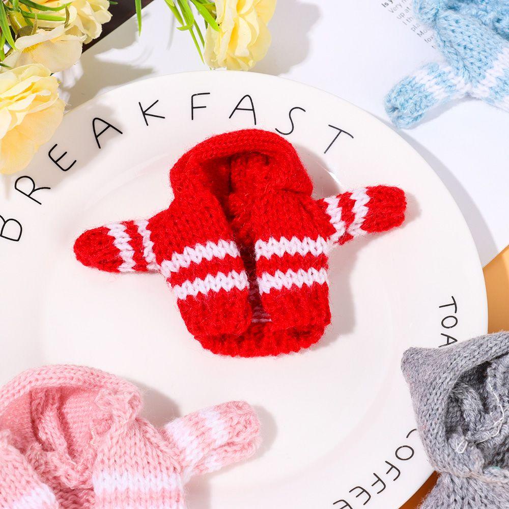 Áo Sweater Dệt Kim Thủ Công Màu Cầu Vồng Cho Búp Bê