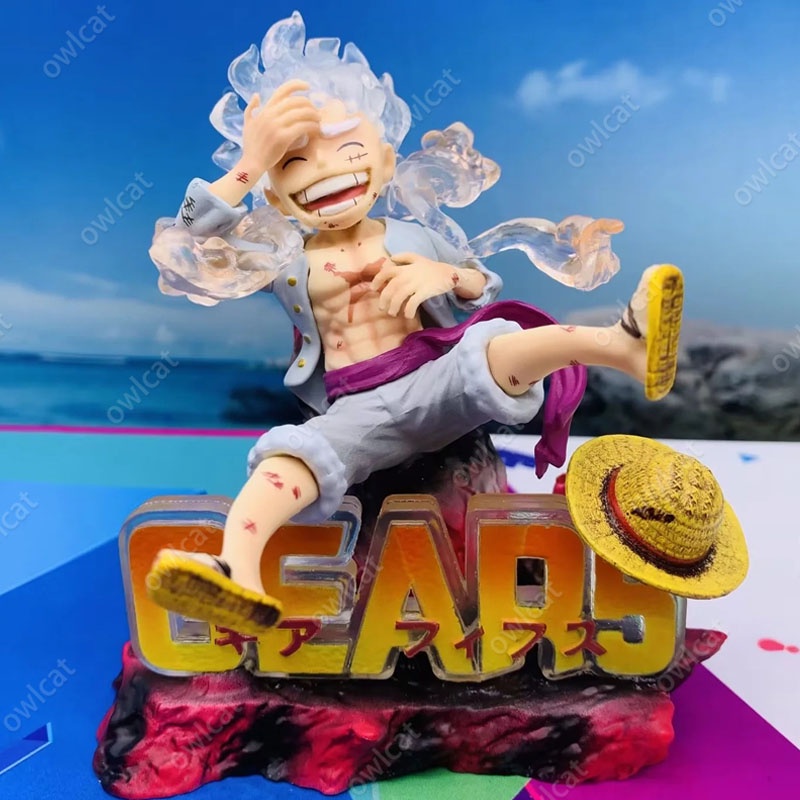 Mô Hình Nhân Vật One Piece Gear 5 Luffy  Nika Fruit Awakening VS Kaidou 10cm Monkey D Luffy PVC Figure Wano Version Gear Fifth Wanokuni Anime Onepiece Straw Hat Pirate