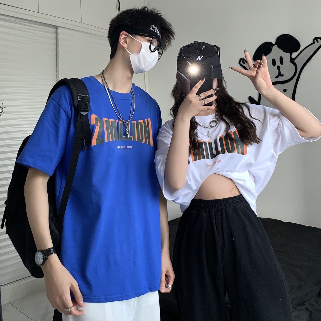 Áo thun tay lỡ form rộng 2MILLION NEKOSG, áo phông form rộng Unisex ATL286