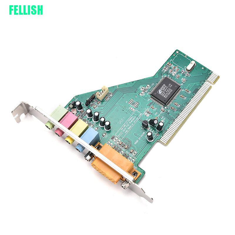 Card Âm Thanh 4 Kênh 5.1 3d Pci Cho Pc Windows Xp / 7 / 8 / 10 Hq | BigBuy360 - bigbuy360.vn