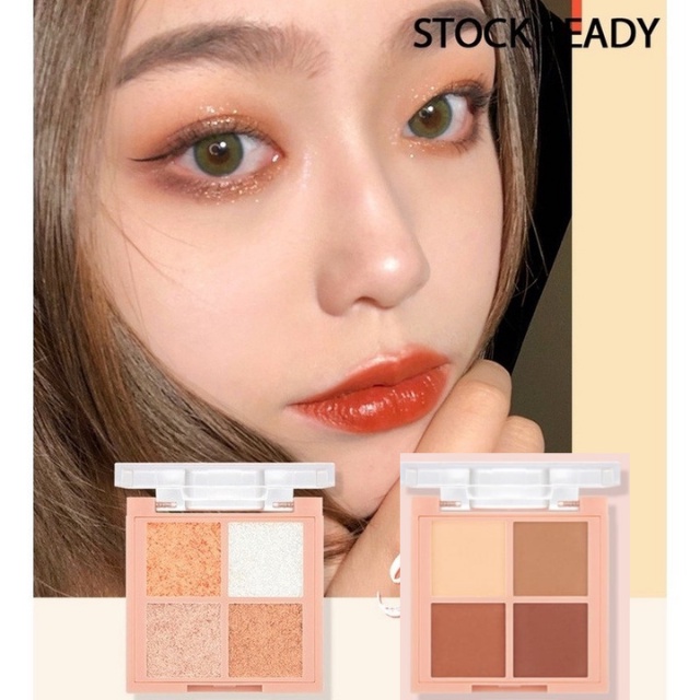 Bảng phấn mắt 4 màu mini Color Style lâu trôi lên màu chuẩn