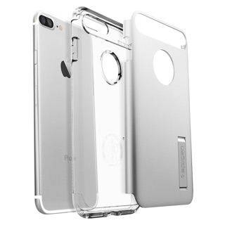 Ốp lưng iphone 7/8 plus Spigen Slim Armor Black USA