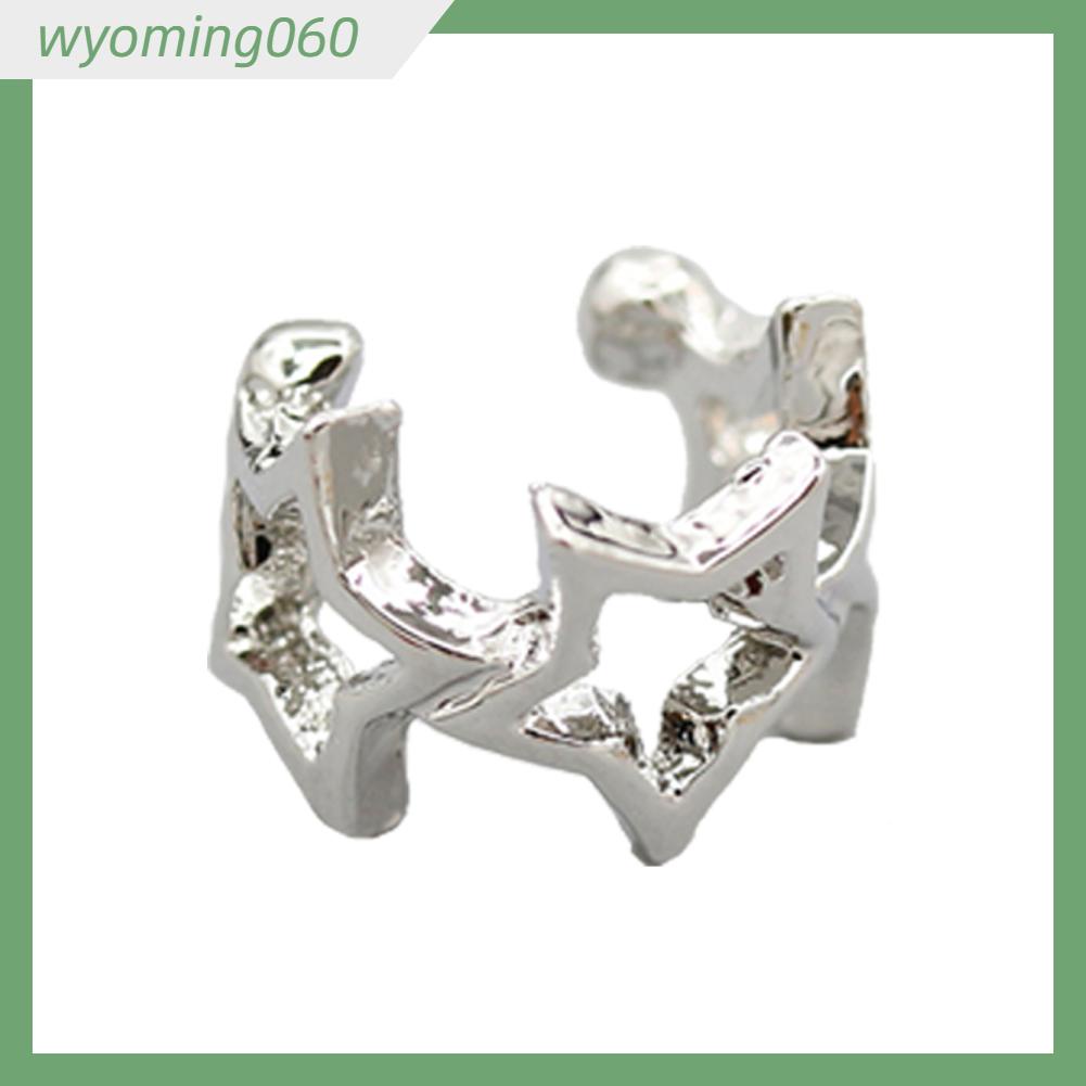 Wyoming060 Fahion Exquisite Star Ear Clip Earrings Women Eardrop Jewelry Accessories