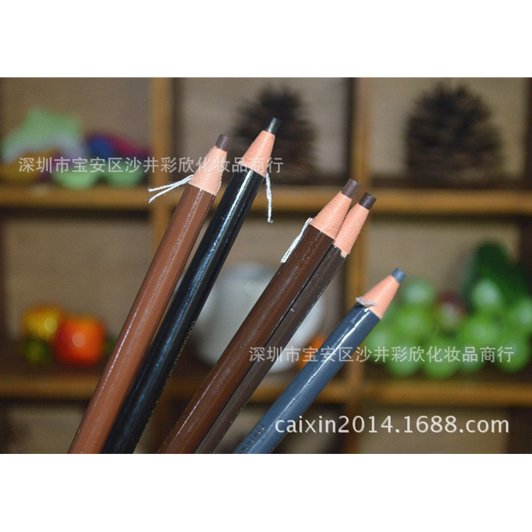 Hengsi 1818 line drawing eyebrow pencil dark coffee red brown light coffee black Gray not easy to smudge pseudo plain ne