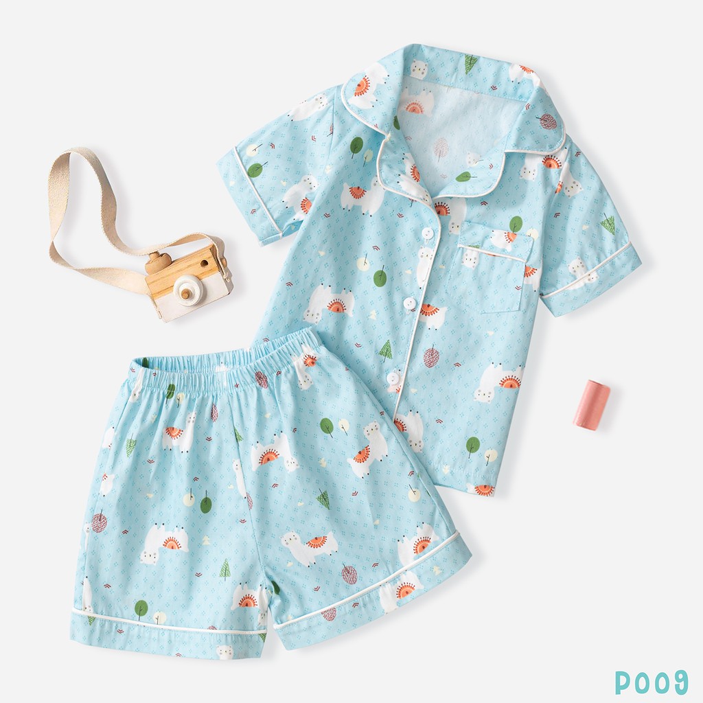 Bộ Pijama Cho Bé 5 Màu Dễ Thương Xinh Xắn BELLO LAND