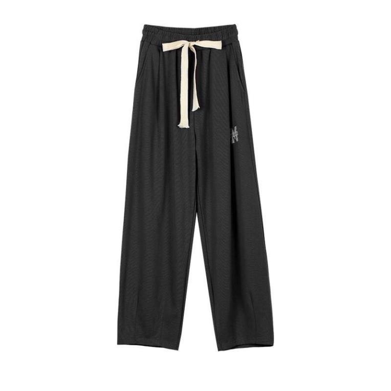 Quần Ống Rộng Dây Rút Bản To Thêu Chữ M Hottrend Thời Trang Năng Động(Hàng Sẵn)
