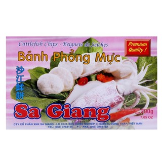 Bánh phồng mực Sa Giang hộp 200g