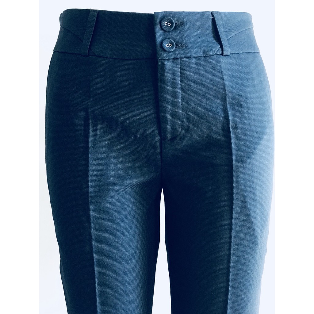 CHÍNH HÃNG THÁI HOÀ Quần tây vải dày mềm màu xanh navy 935 79