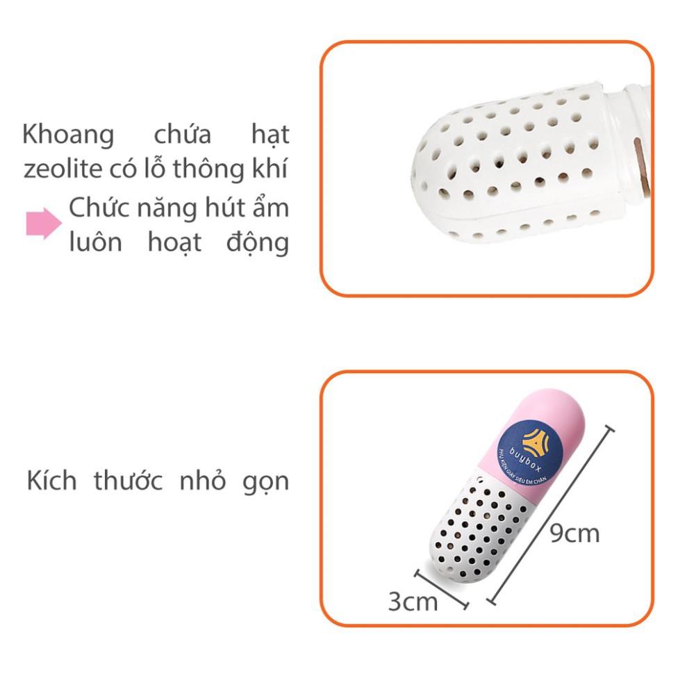 [ẢNH THẬT] Hai viên khử mùi hôi giày và ngăn ngừa vi khuẩn gây ẩm mốc - buybox - BBPK64 TOP CHAY