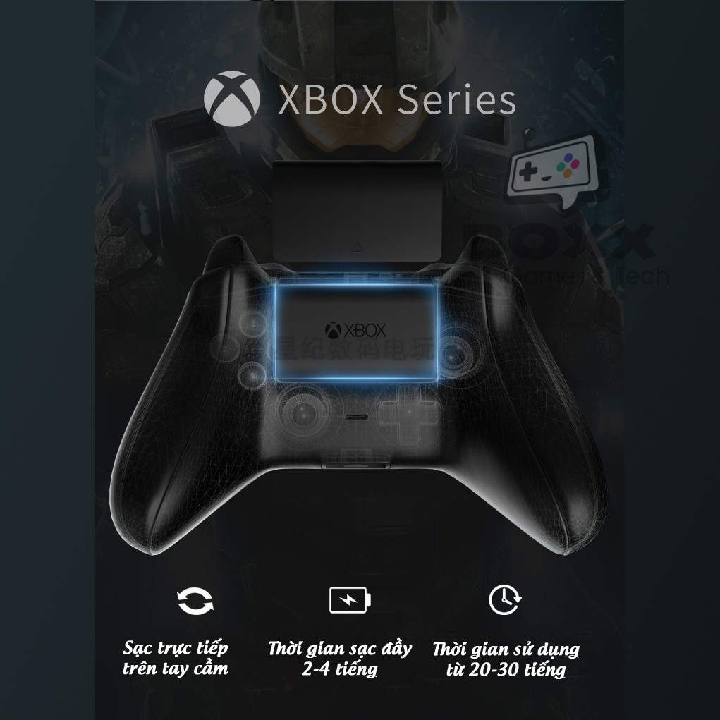 Pin sạc xbox chính hãng cho tay cầm xbox one s, xbox series x, pin xbox chính hãng | WebRaoVat - webraovat.net.vn